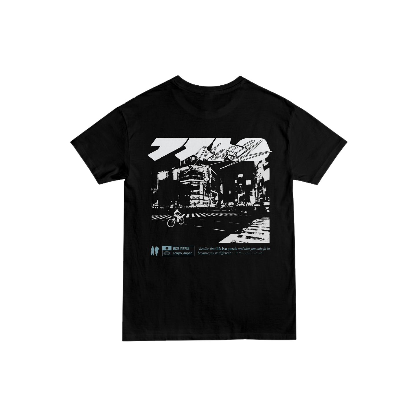 BLACK ROCKSTAR SHIBUYA TEE
