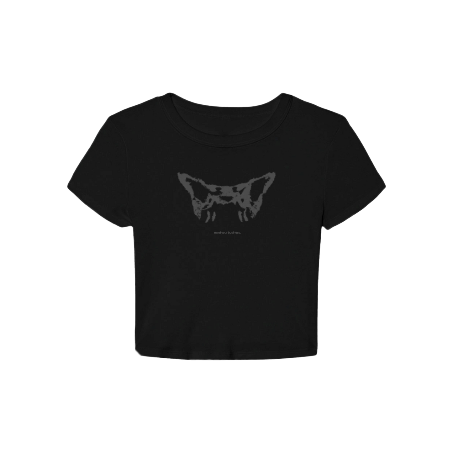 MIND YOUR BUSINESS RIB TEE