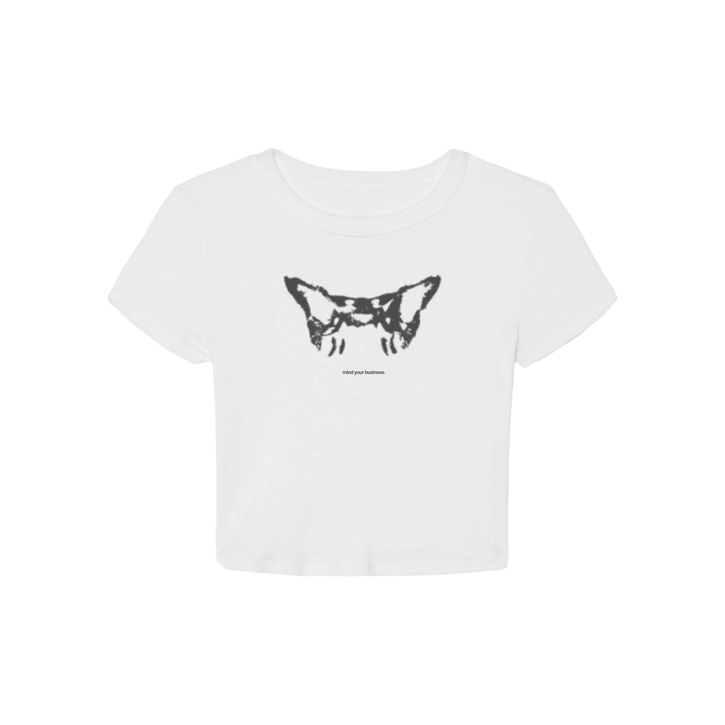 MIND YOUR BUSINESS RIB TEE