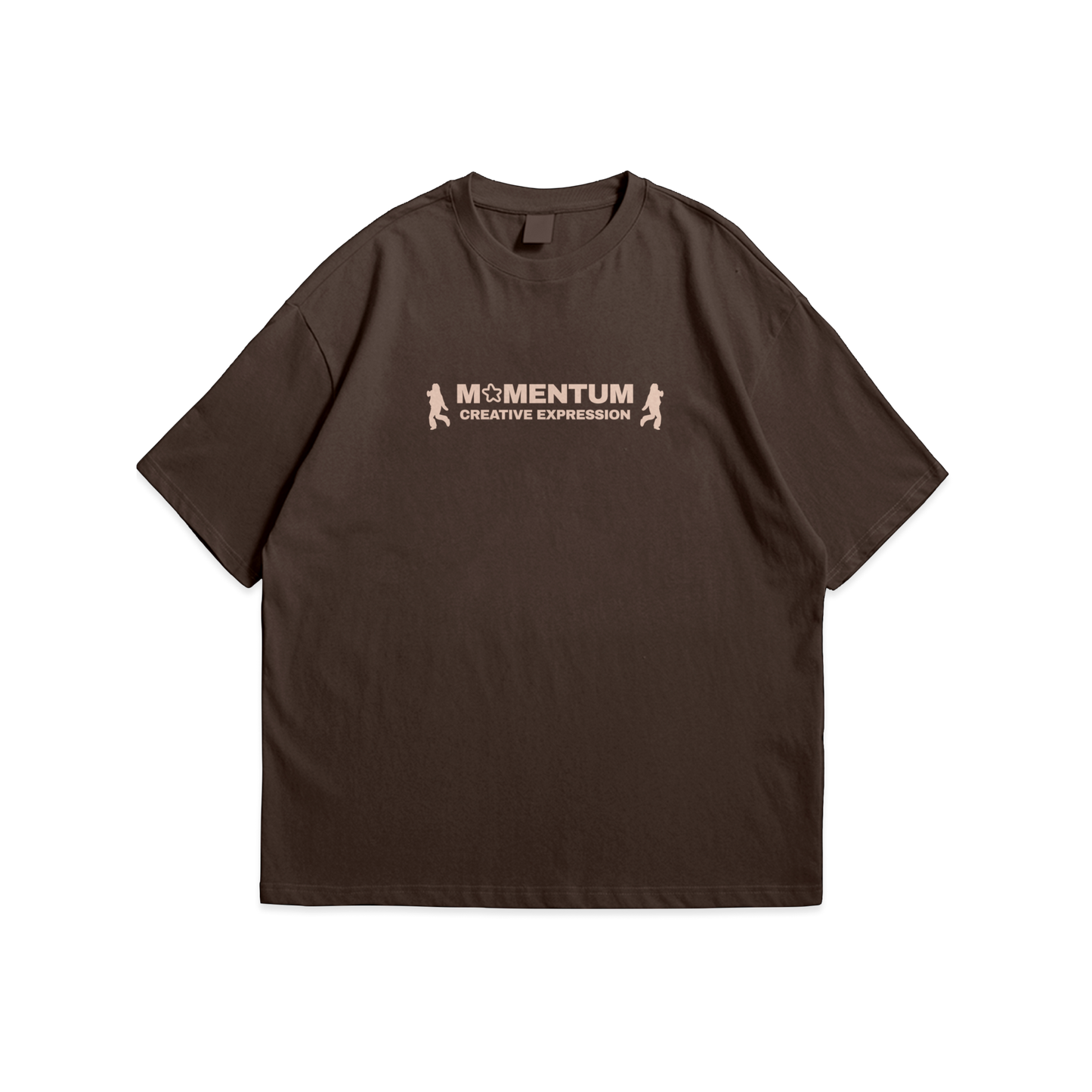 BROWN MOMENTUM TEE