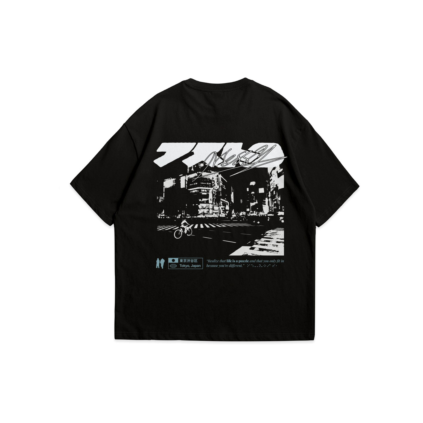BLACK ROCKSTAR SHIBUYA TEE