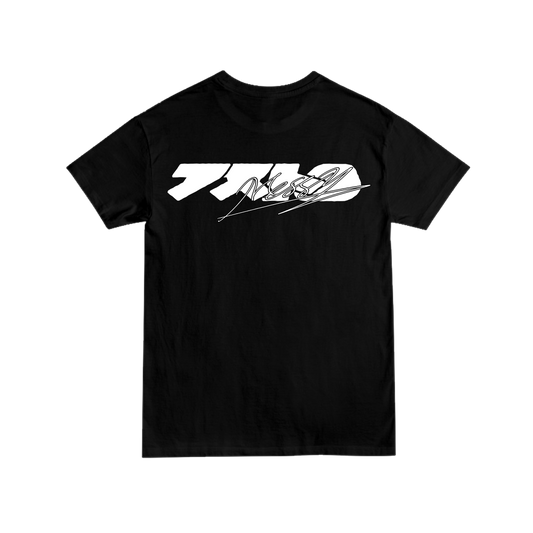 BLACK ASTROMESSY SIGN TEE