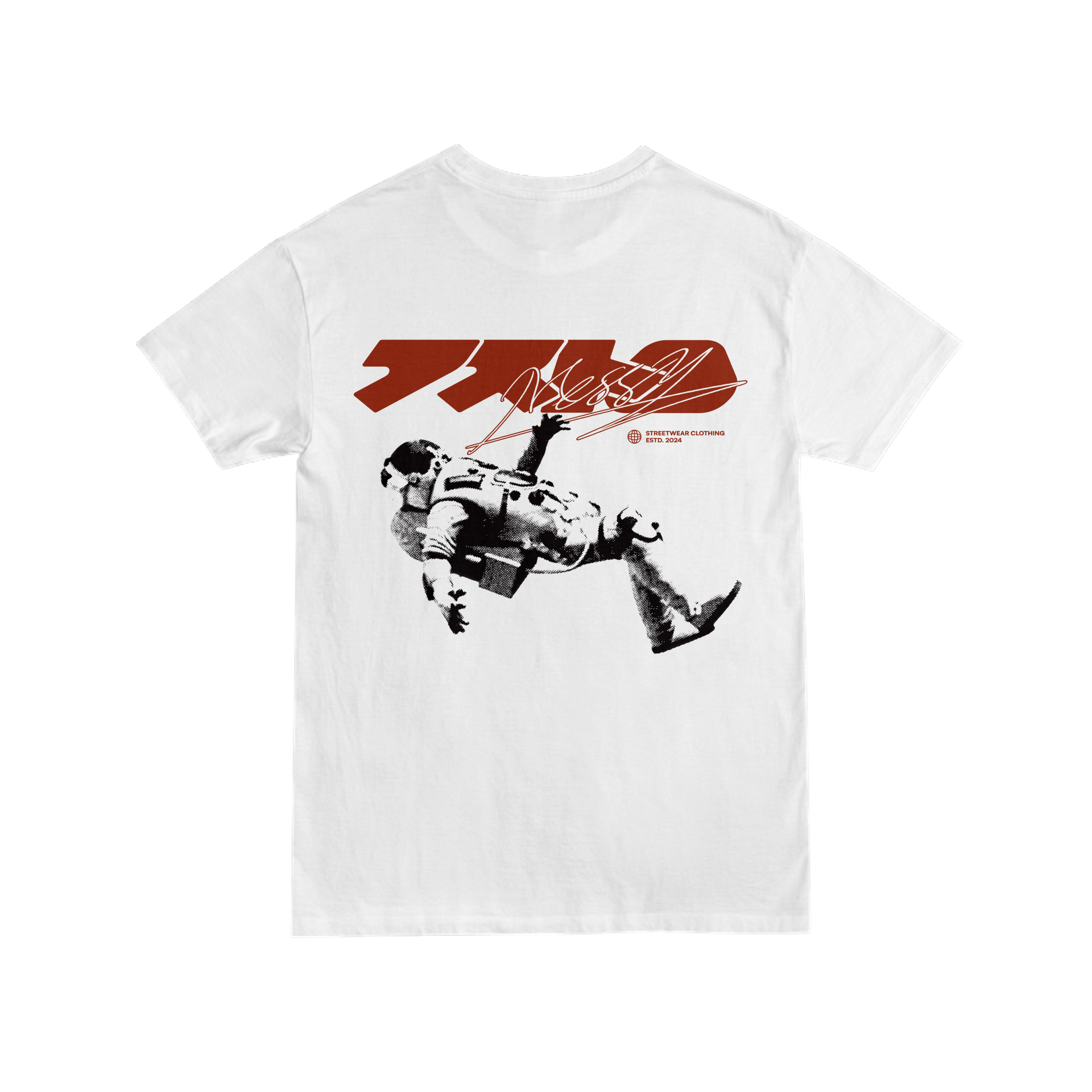 WHITE ASTRONAUT TEE – ASTROMESSY