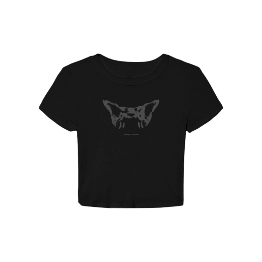 MIND YOUR BUSINESS RIB TEE